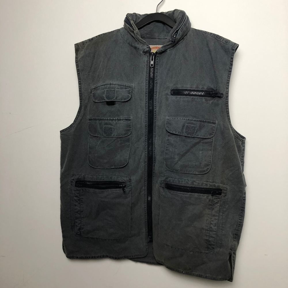 Banana Republic Unisex Size L Large Gray Denim Car